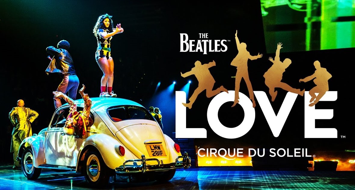 Cirque du Soleil The Beatles Love Sublimated Retro Floral T-Shirt / 3X-Large