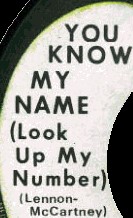 You Know My Name (Look Up the Number) - Wikipedia
