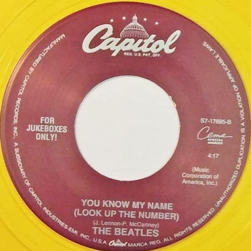 The Beatles – You Know My Name (Look Up the Number) Lyrics